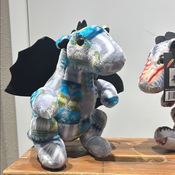 Black and Blue Stuffed Animal Plush Toy - Picture 2 of 11